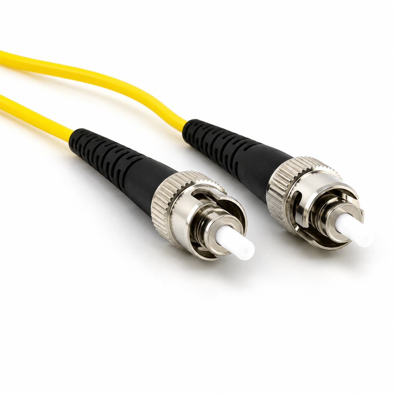 FC to FC Optical Fiber Patch Cord 9/125um Jumper Cable 5 Meter (FC/PC - FC/PC, Simplex)