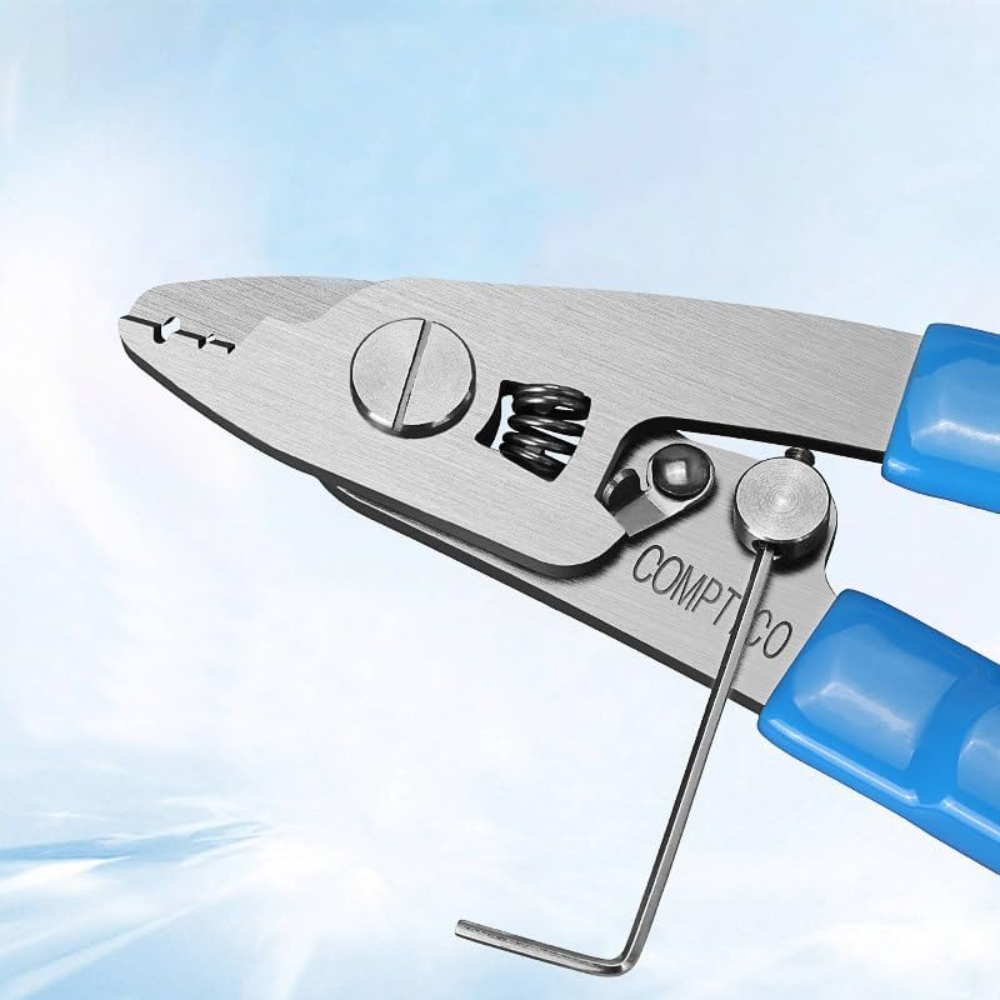 Fiber Cable Stripper Optical Fiber Stripper Fiber Optic Stripping Pliers Fiber Optic Stripper Optical Fiber Cutter 3 Hole Fiber Stripper Cutting Pliers Wire Cutter Stripper Wire Cutters