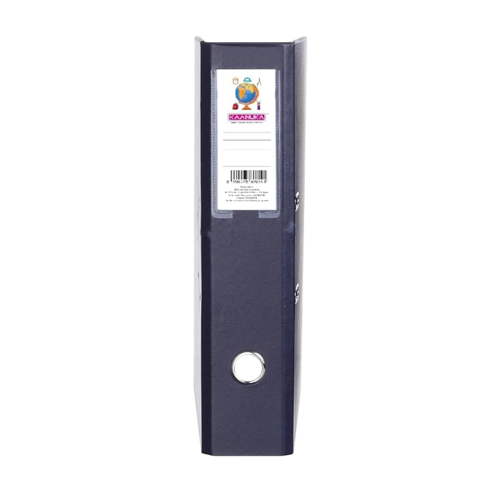 Polycover Heavy Duty Ring Binder A4 | Holds Up to 350 Sheets | 40mm D-Type Rings & Rado Lock |Finger Hole, Snap-Lock Cover & Spine Pocket | MK405/MK415