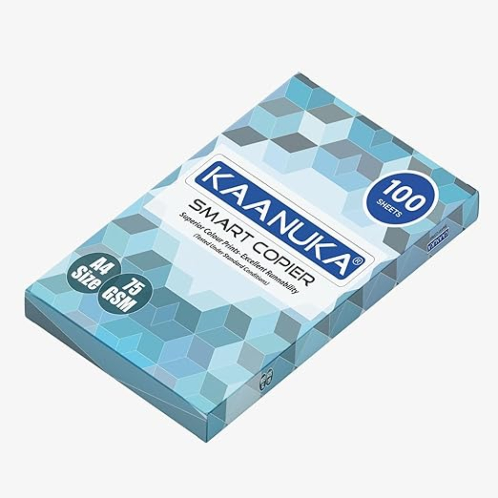 Smart Copier Paper Bundle A4 White Sheet Paper Write, Draw, Print, File For Home Office School College Project Multipurpose (75 GSM)(100 Sheets)