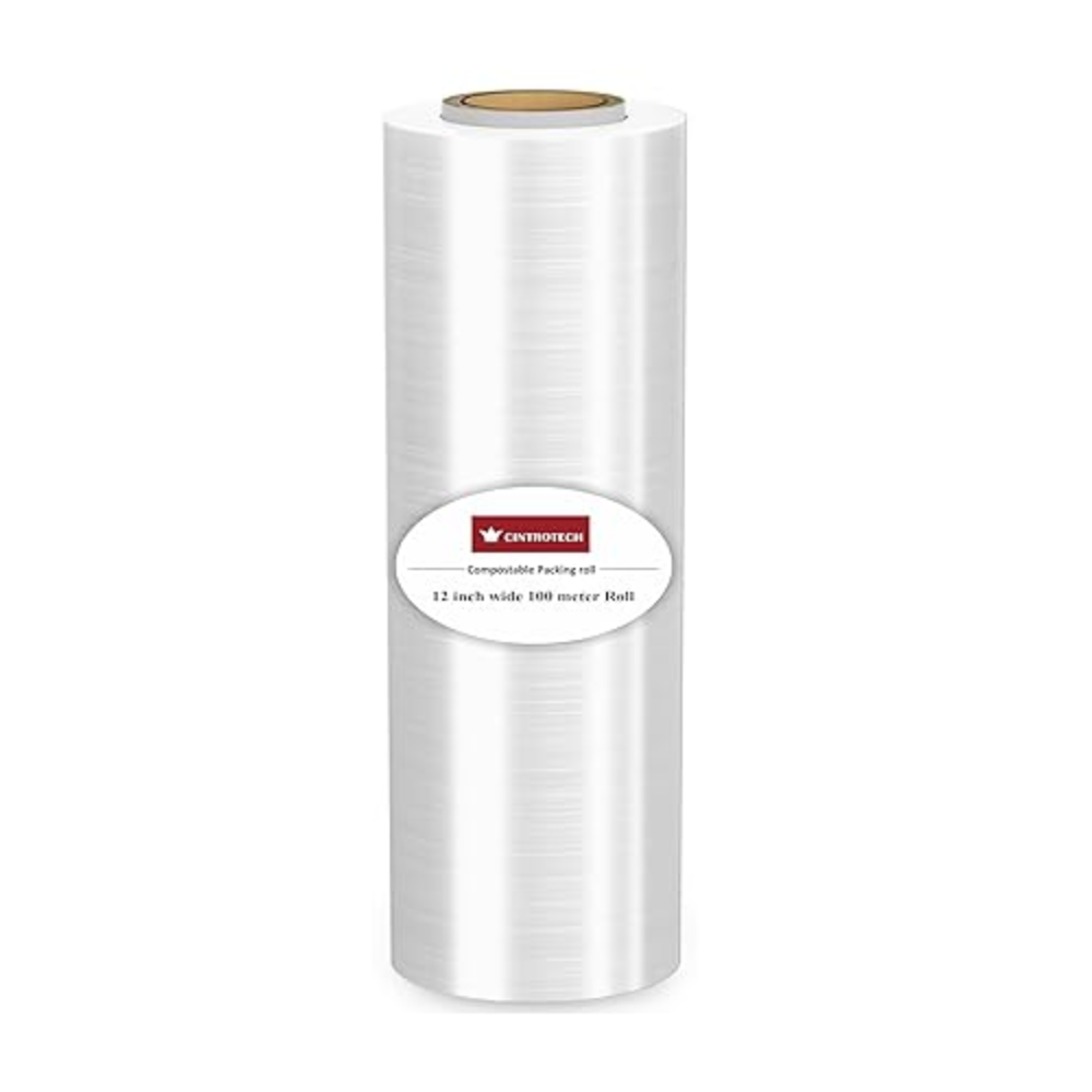 Packing Material,12 Inch (300 mm), 100 Meters length wrap Roll for Packing and multipurpose use, (Pack of 1) White