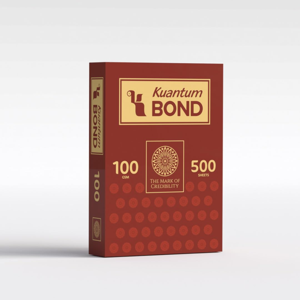 A4 Bond Paper | 100 GSM | 500 Sheets (Pack of 1)