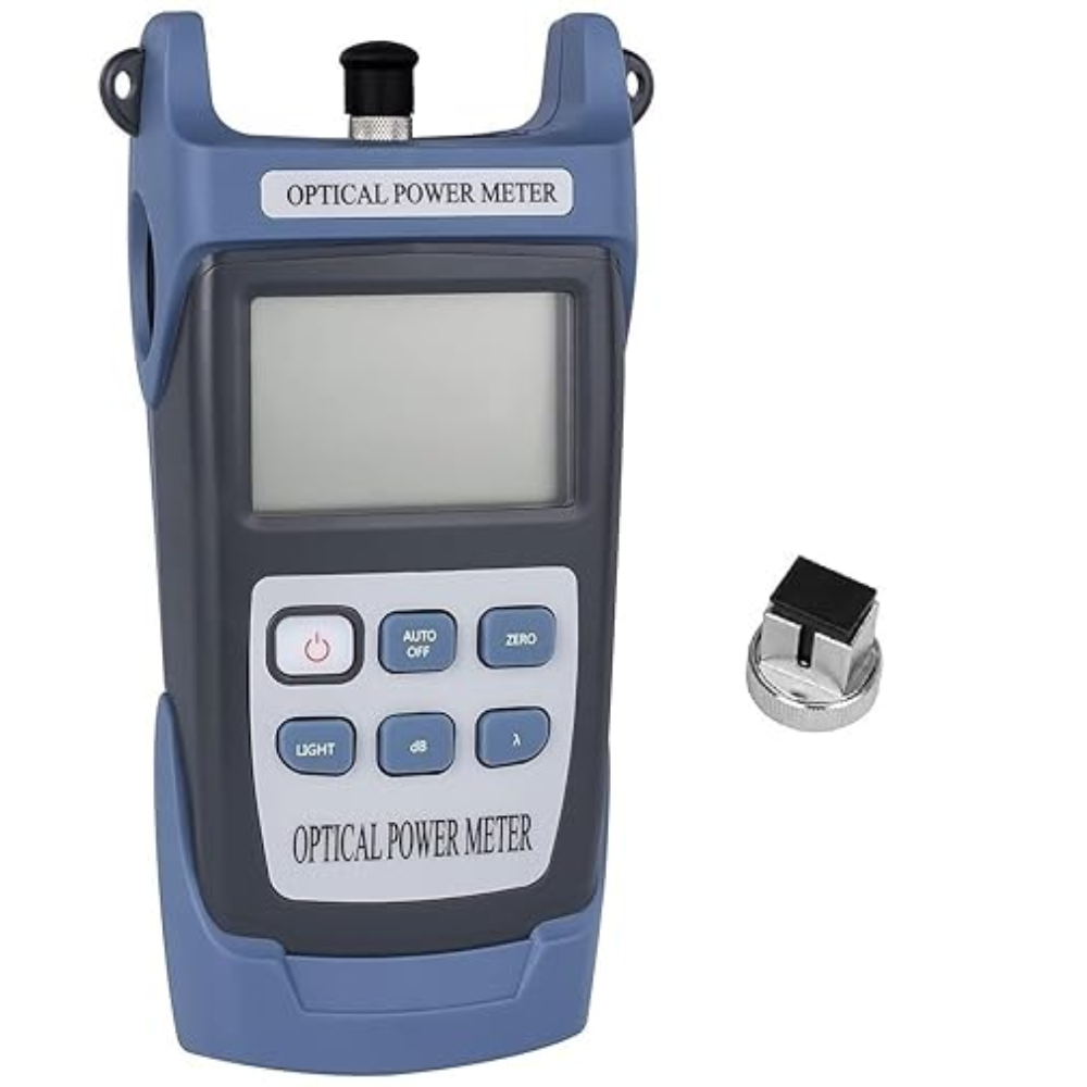 Vtc-830 Fiber Optical Power Meter Laser Cable Db Tester Optic Ftth Telecom Catv High Power Test Ftth+25 To-50Db Fc/Sc Power Meter Optical Fiber,Telecom Tester(2000 Counts,Blue)Battery_powered