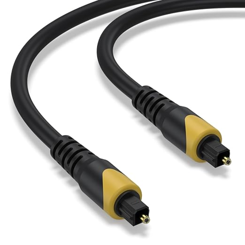 Audio Cable, Digital Audio Fiber Optic Cable, Flexible Jacket, Compatible with Home Theater, Sound Bar, PS4, Xbox, TV and More-1M