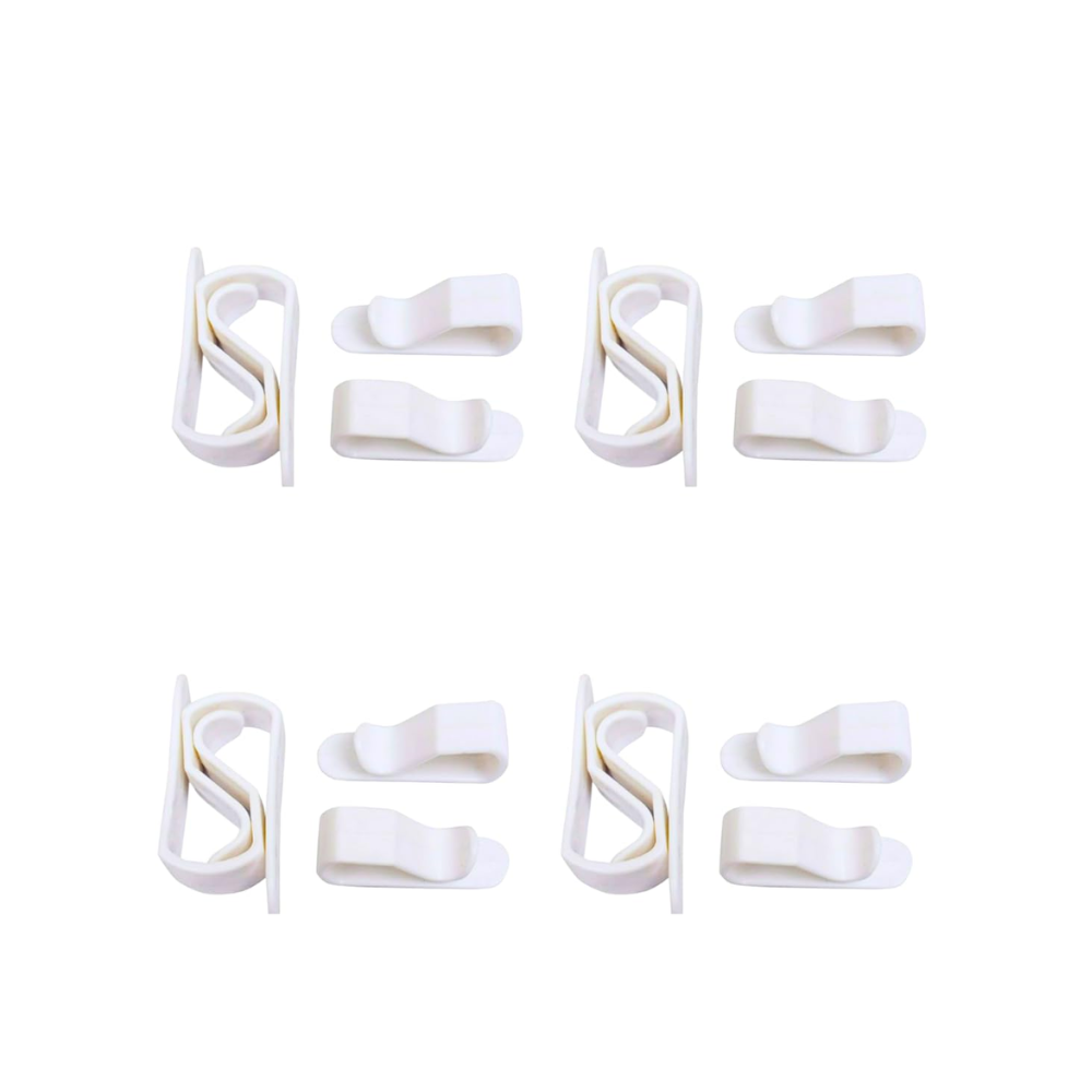 Engineering Drawing Board Clips, Smooth Finish, Durable Sheet Holder Clips for Engineering Students (Plastic, 16)