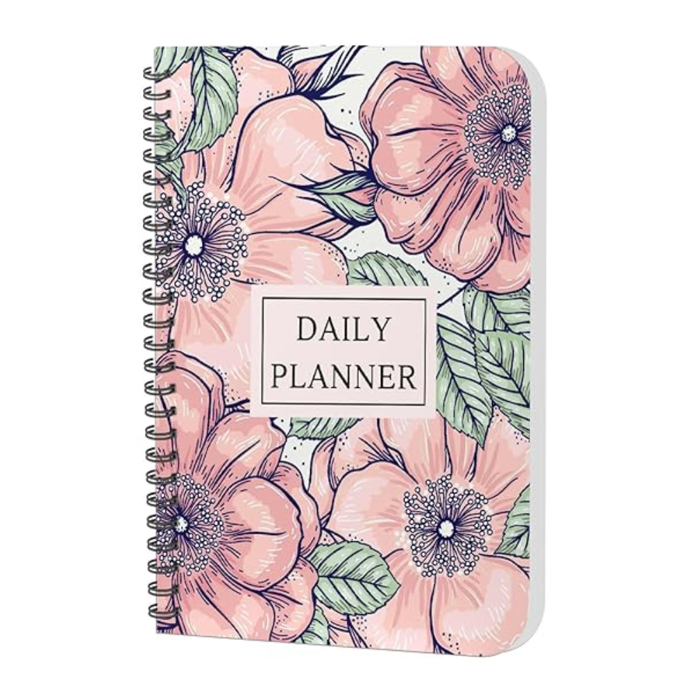 Daily Planner Undated, Schedule Your Day, Manage to-do List, Goals Tracker, Wellness Tracker - 3 Month Planner(Yellow/Prod. Planner)