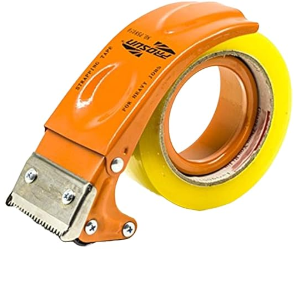 Handy Tape Cutter for Packing Packages Industrial Heavy Duty Tape Dispenser for Couriers One Size fits up to 2 inches or 48mm Tapes