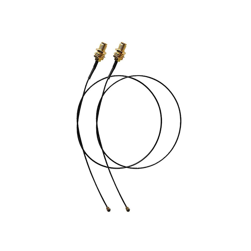 2PCS 10cm long Mini PCI U.FL to SMA Female Connector WiFi Pigtail Cable IPX to SMA Extension