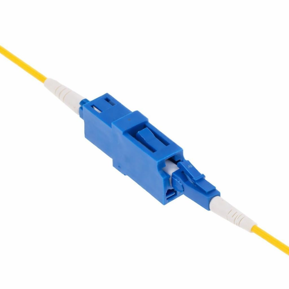 CABLE SPLICER TECH - LC/UPC to LC/UPC Fiber Optic Adapter (Pack of 5) – 0dB Simplex Singlemode Connector | No Insertion Loss, Low Loss Coupler for FTTH, Internet & Optical Networks