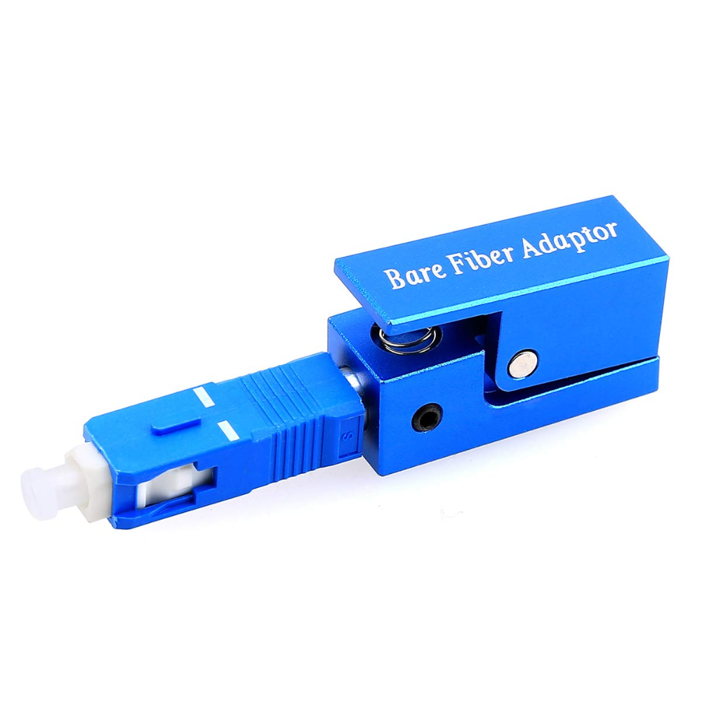 Fiber Optic Adapter SC/UPC Square Type Bare Fiber Adapter Coupler for Fiber Connection