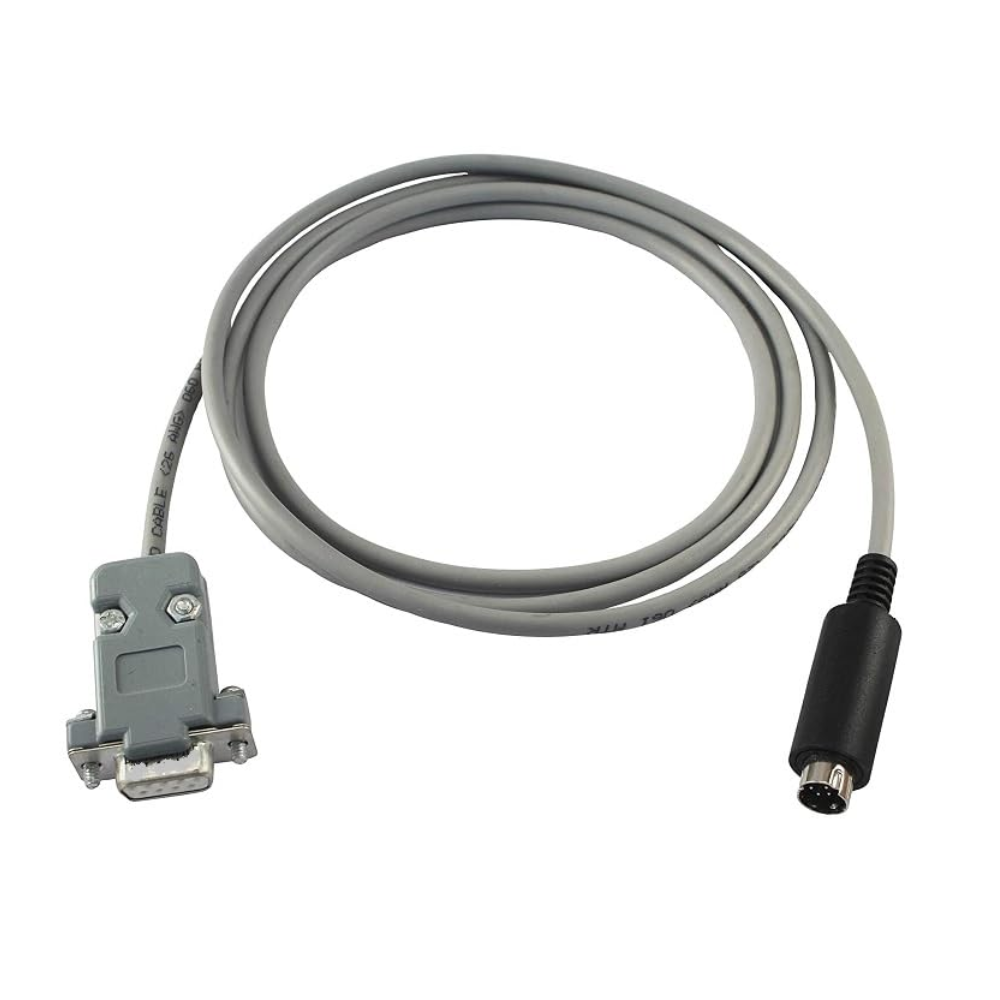 Limelight Store PLC SERIAL RS232 DB9 to 8P Mini Din Male Connector Programming Adapter 3 Core (3 Wire) Data Communication Cable -1.5meter