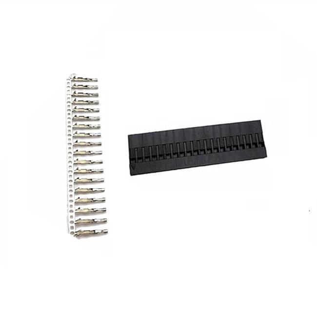 Dupont 20 Pin Connector with Crimp Connector 2.54mm Pitch