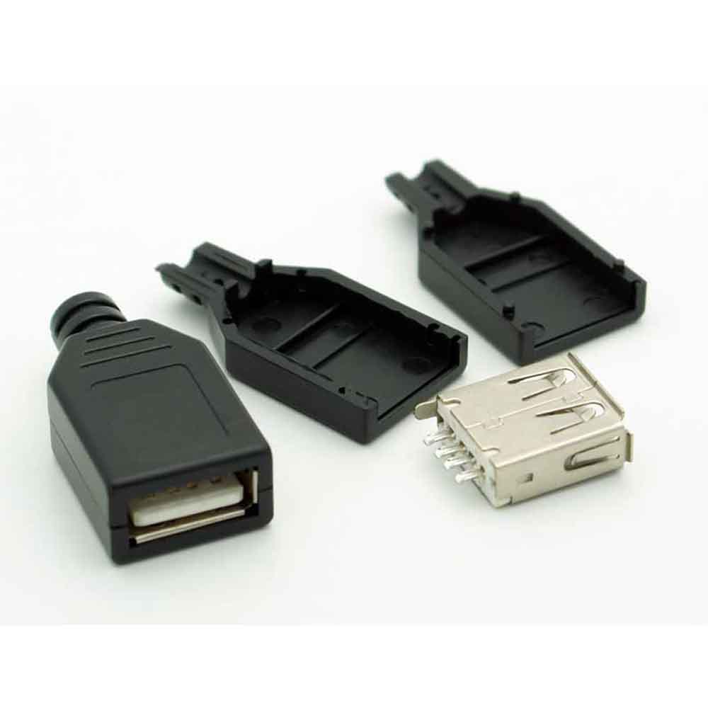 Usb A Female with Cover – 2 Pcs