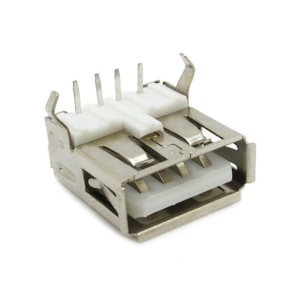 USB A type Female Connector Through Hole (2 Pcs)