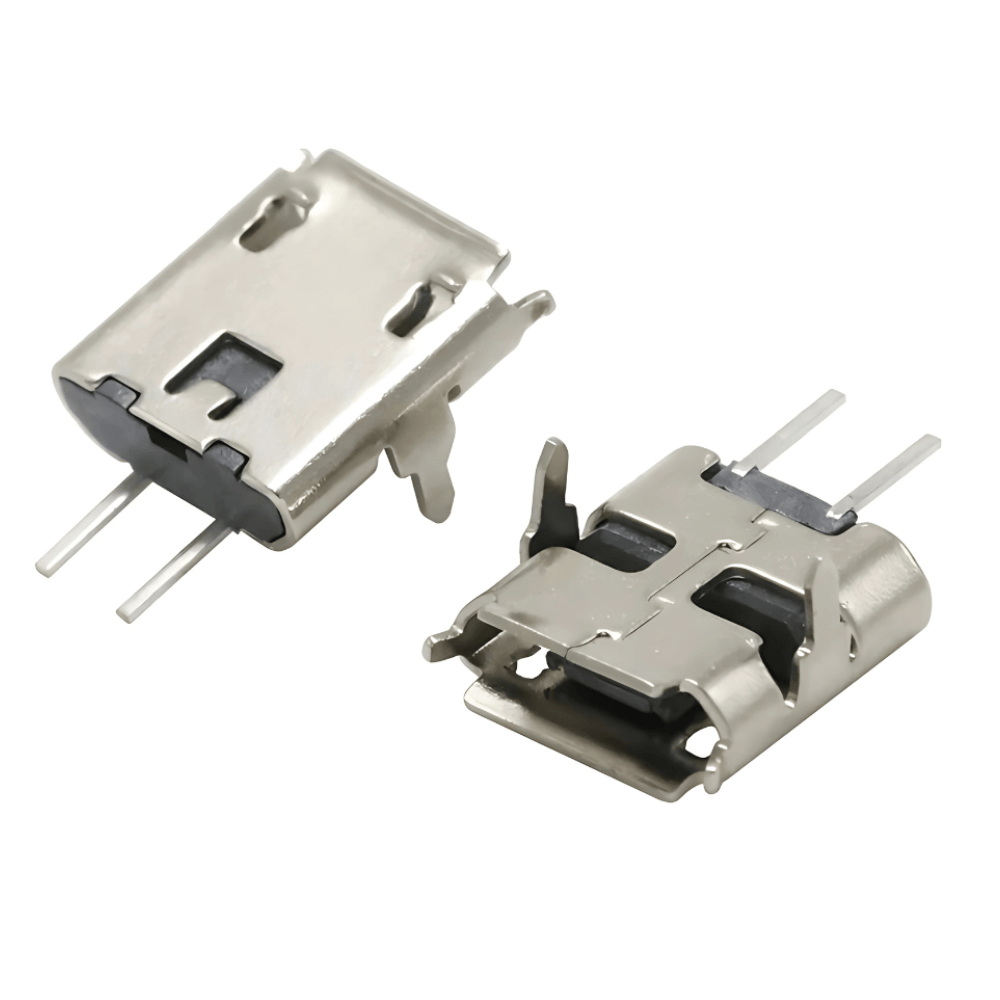 USB Micro 2 Pin 2.5mm 2.5A B Type SMD Female Connector – 5 Pcs