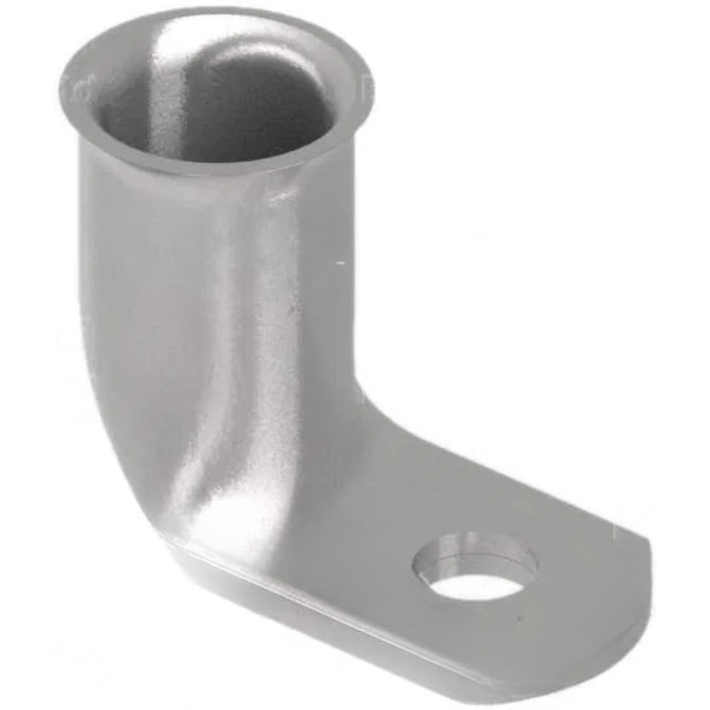 4×1/4 Tinned Copper Tube Right Angle Terminal Cus Lugs (Pack of 5)