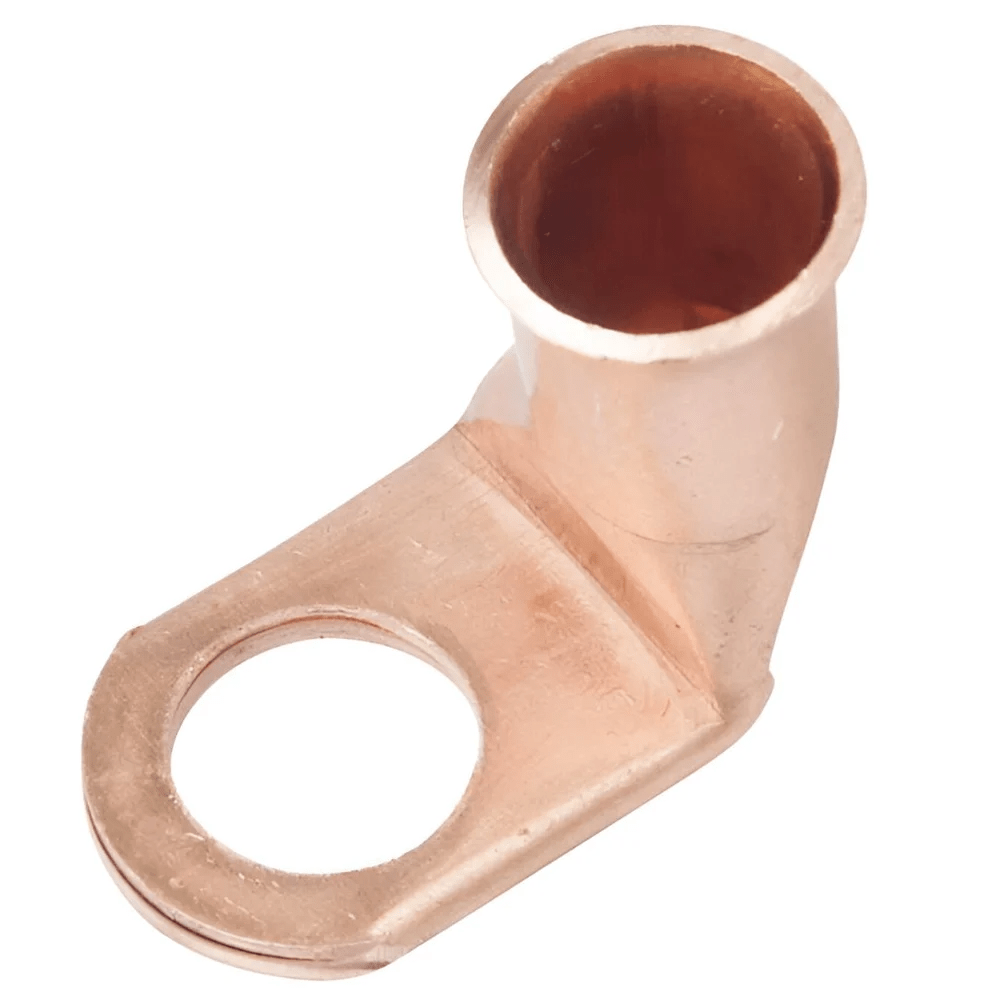 6#10 Pure Copper Tube Right Angle Terminal Cus Lugs (Pack of 5)