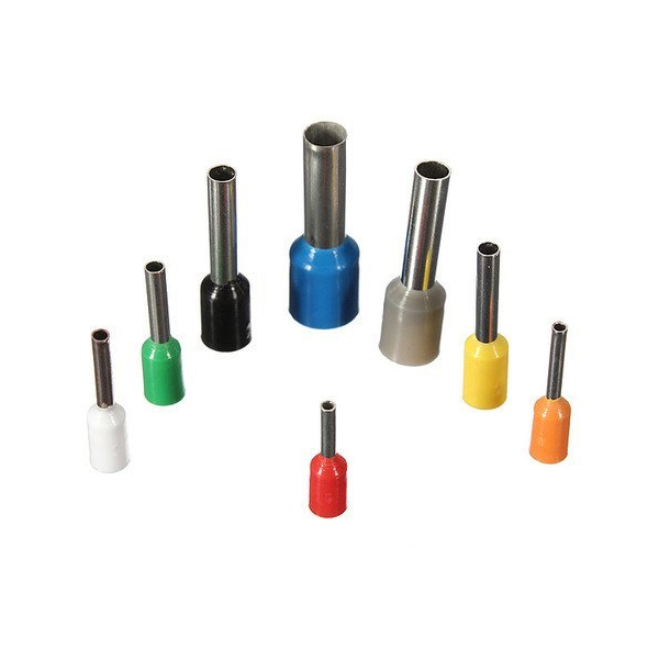 E2508 Blue (Pack Of 100 Pcs) for 2.5 Sqmm Wire Gauge Insulated Cord End Terminal Lugs