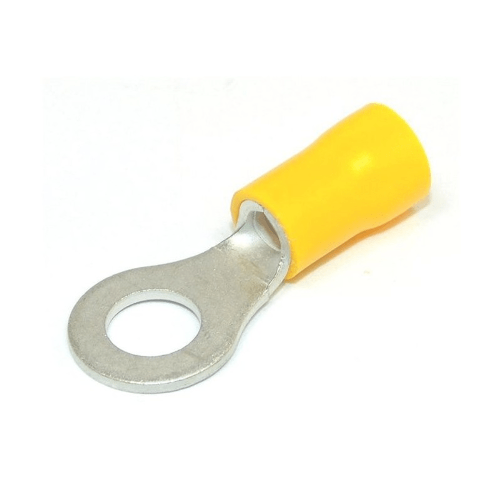 RV5.5-8 Yellow 48Amp Ring Terminal 4 (Pack of 25)