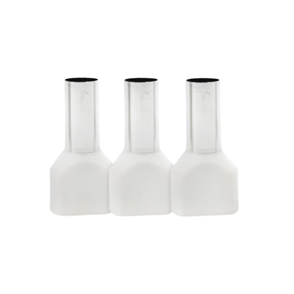 TE10-14 White (Pack Of 25 Pcs) for 2×10 Sqmm Wire Gauge Insulated Cord End Terminal Lugs
