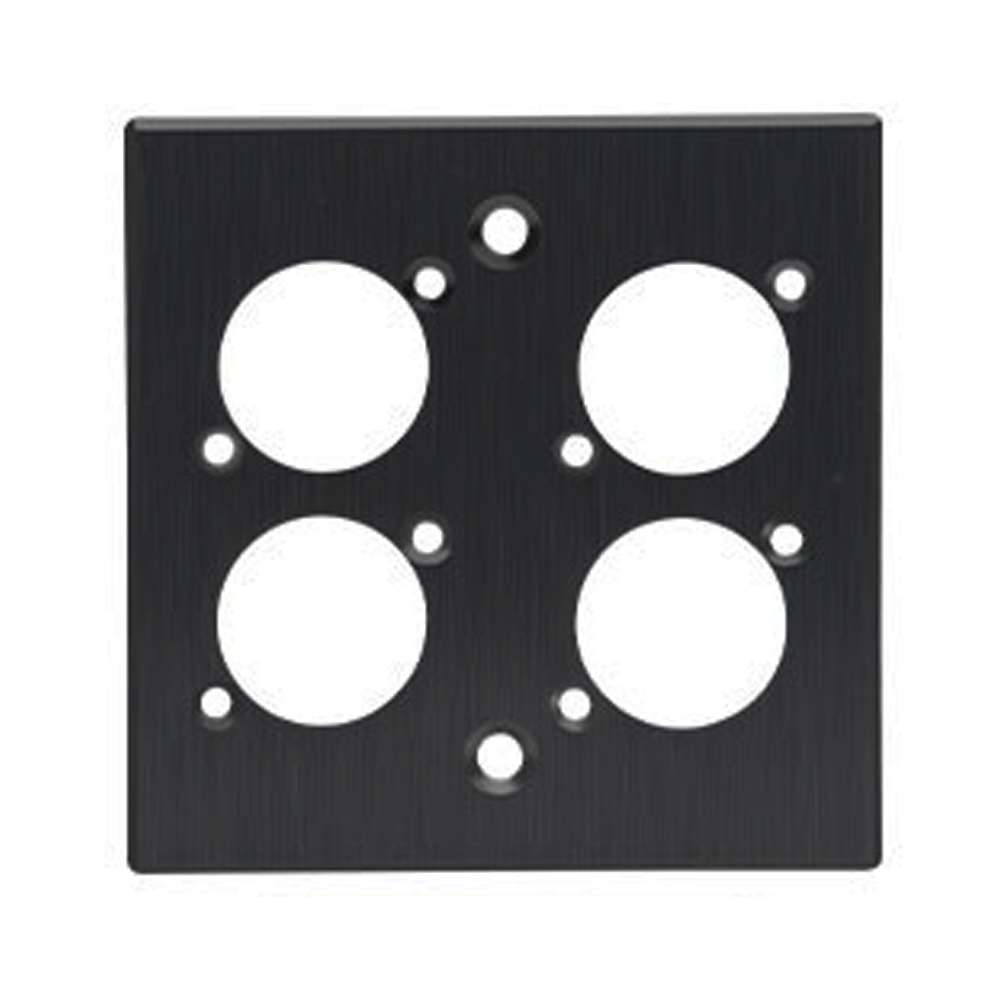 Faceplate 86 4 Port for Type-D Connector