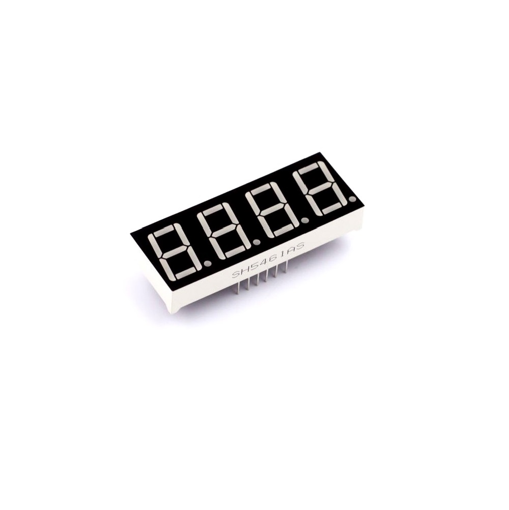 0.56 inch Red 4 Digit 7 Segment LED Display CC 12pin