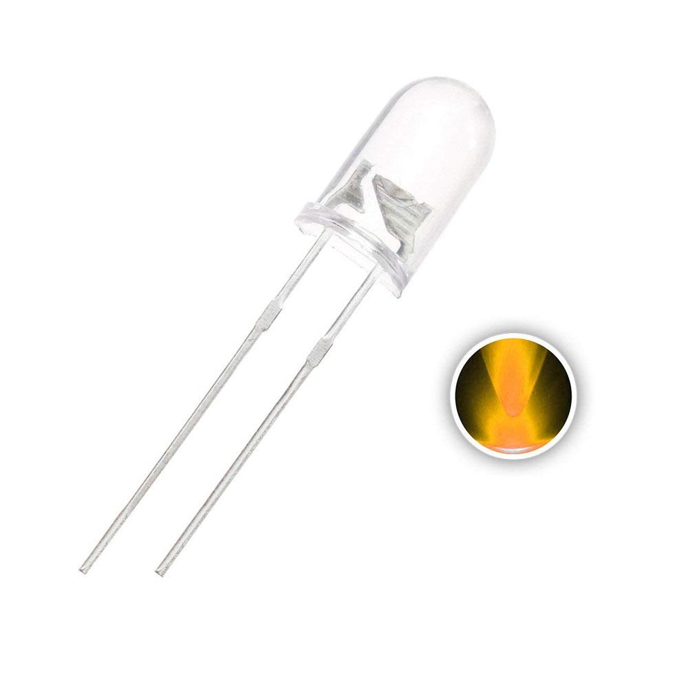 3MM Yellow On-Off Led (25 Pieces)