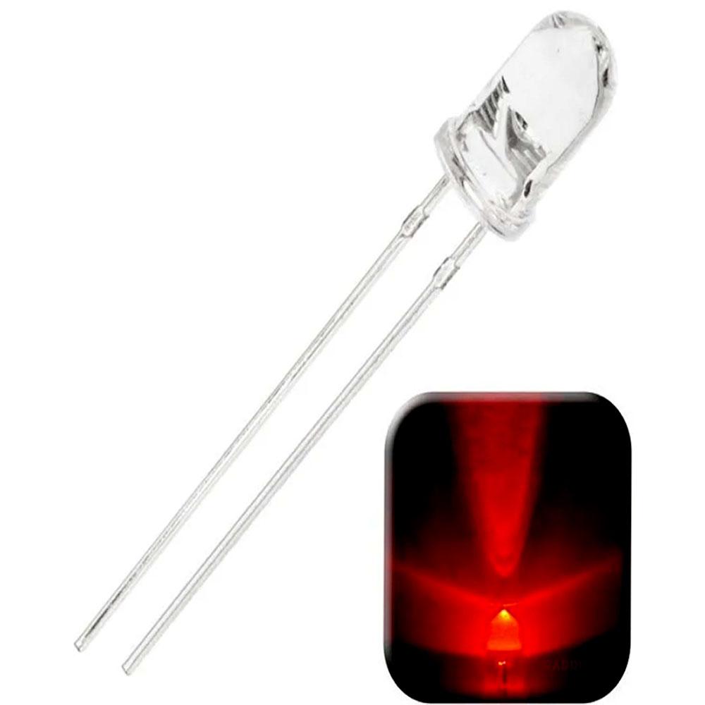 5MM Red Flicker Led (5 Pieces)