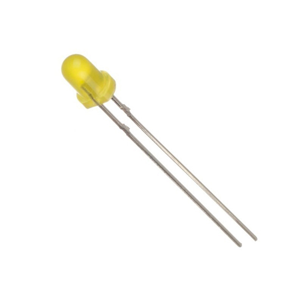 LED 3mm YELLOW (5 Pieces)