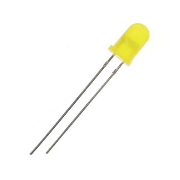 LED 5mm Yellow (5 Pieces)