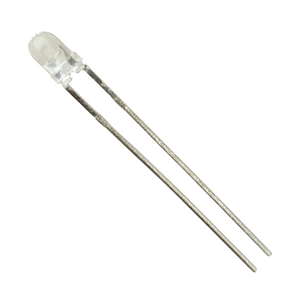 Super Bright White LED 3MM (5 Pieces)