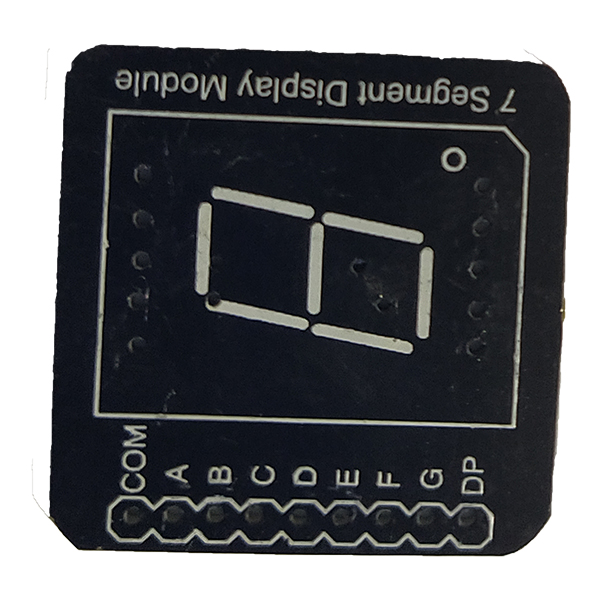 7 Segment Display Module Base PCB- iRobotics