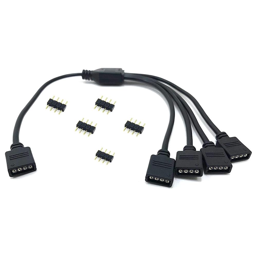 Micro Connectors F04-RGB04-30 30cm 1 to 4 RGB Splitter Cable