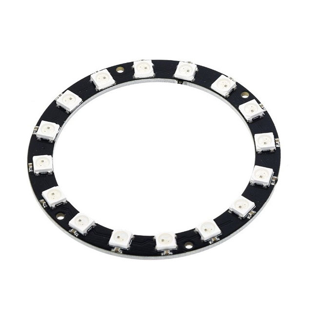 WS2812B 16Bit 5050 RGB LED Built-in Full Color Driving Lights Circular Development Board