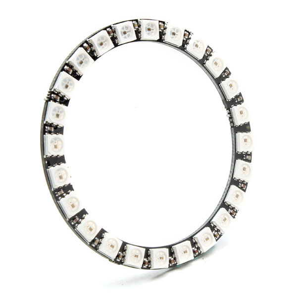 WS2812B 24 Bit 5050 RGB LED Built-in Full Color Driving Lights Circular Development Board