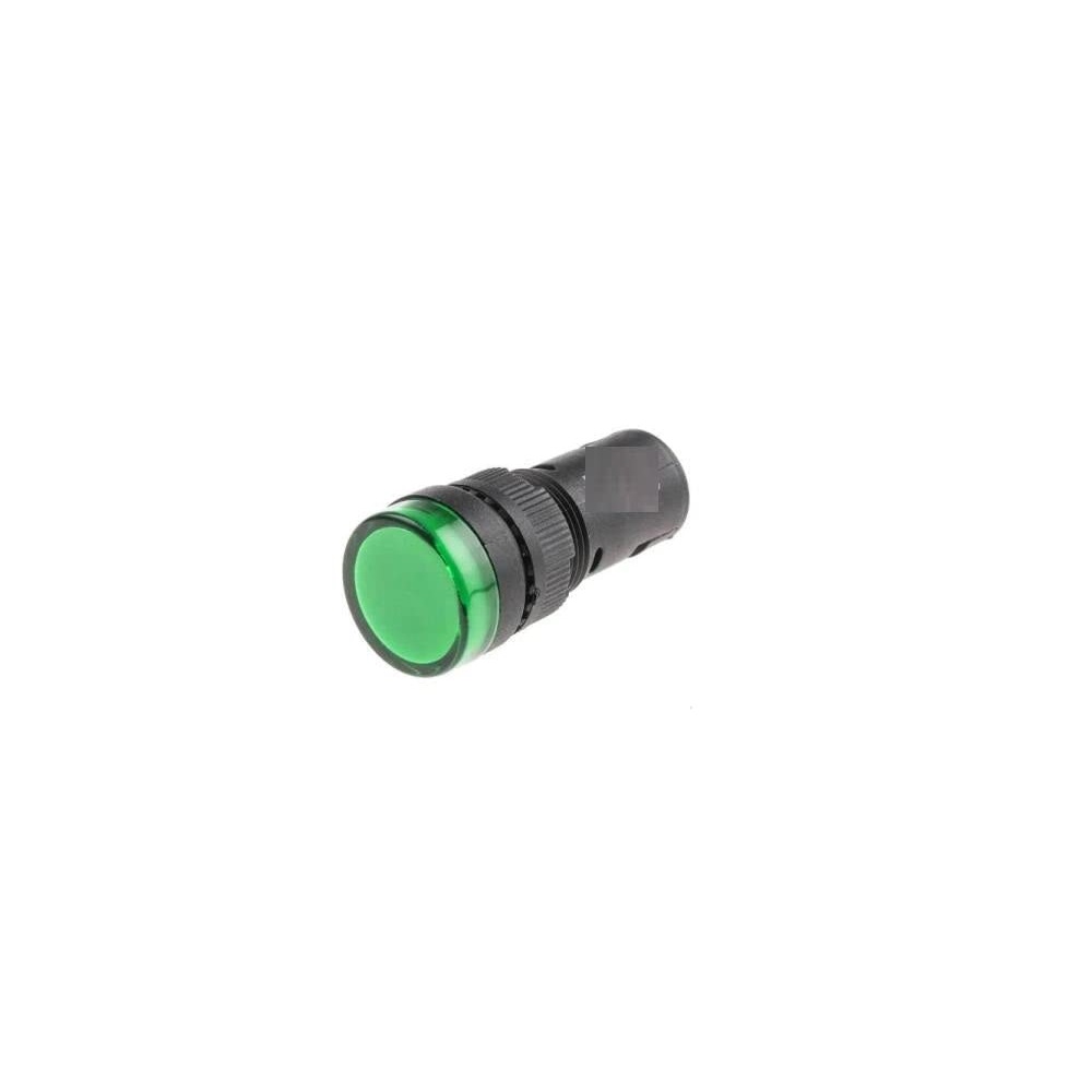 16mm 230V AC Green Colour Panel LED Light Indicator