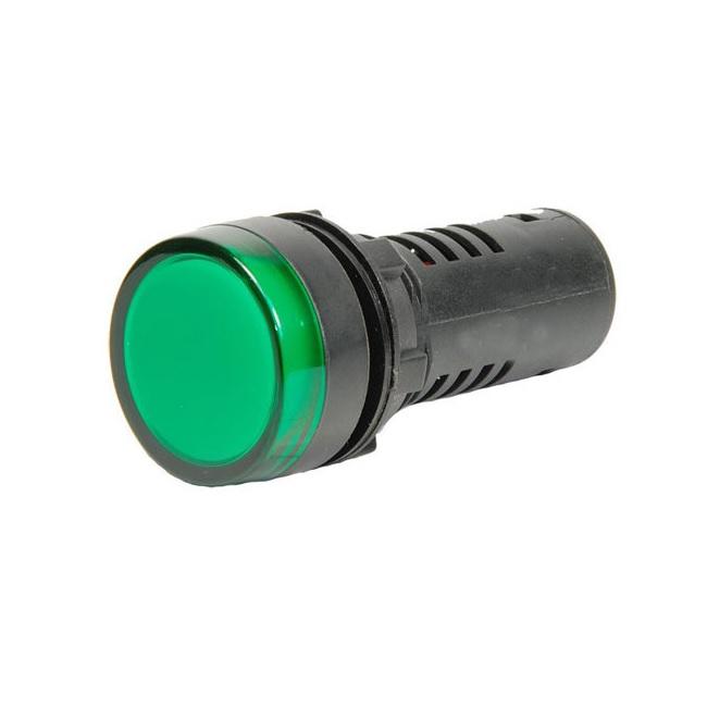 22mm 24V AC/DC Green Colour Panel LED Light Indicator