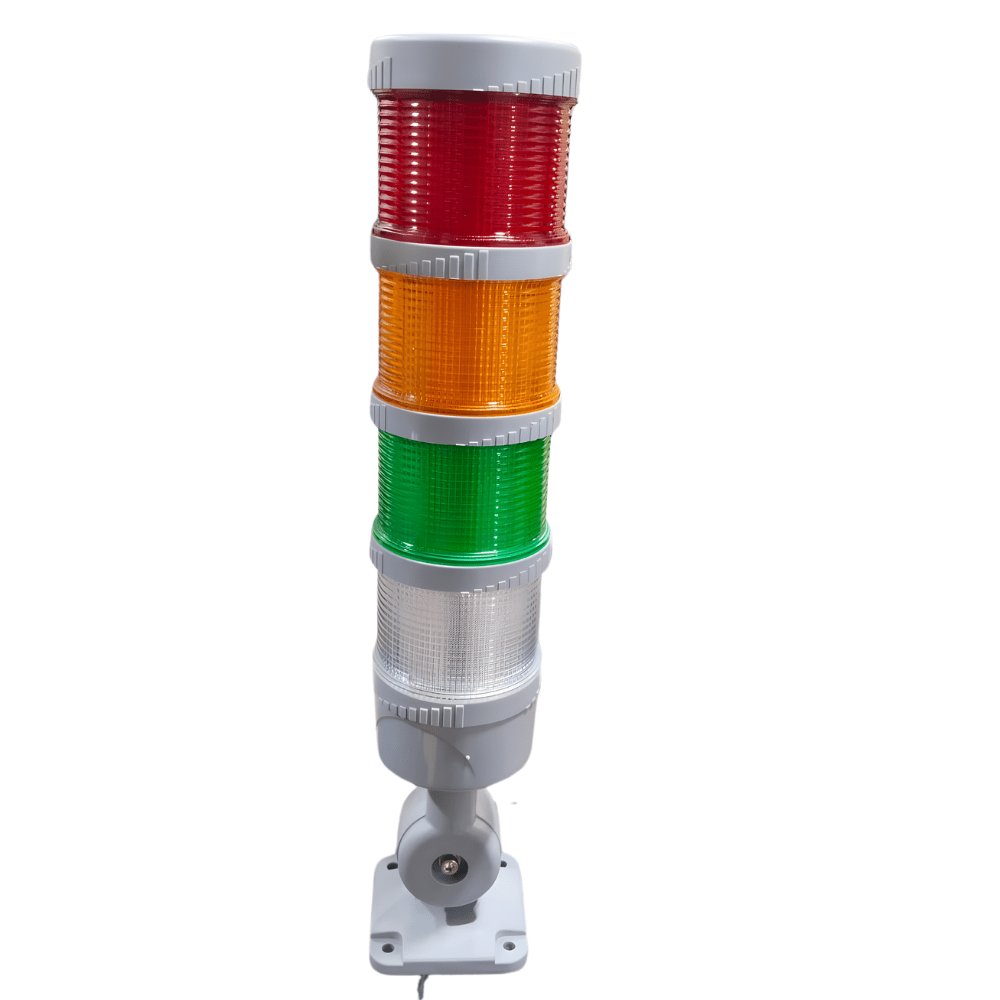 Signal Tower Lamp 4 LED 70mm 24V With Buzzer (Flashing Type)