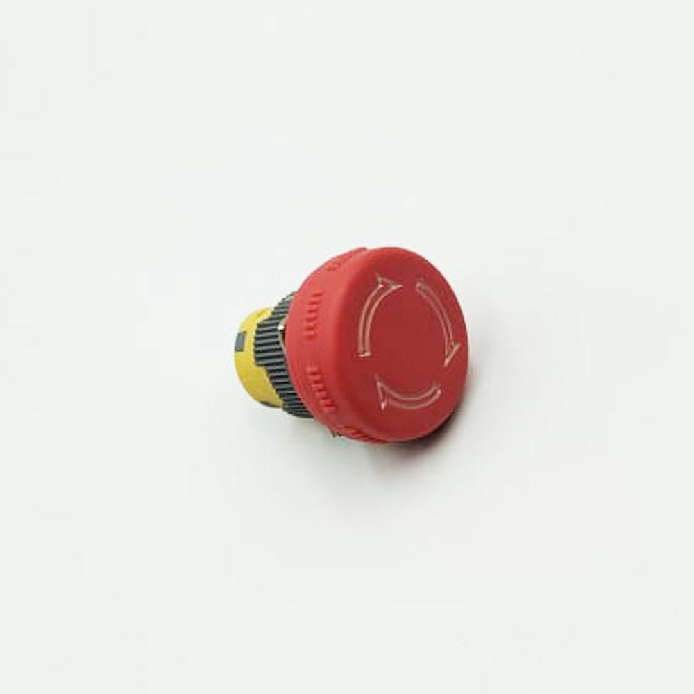 16mm 1NO 1NC Plastic Mushroom Head Emergency Stop Switch F Rotary
