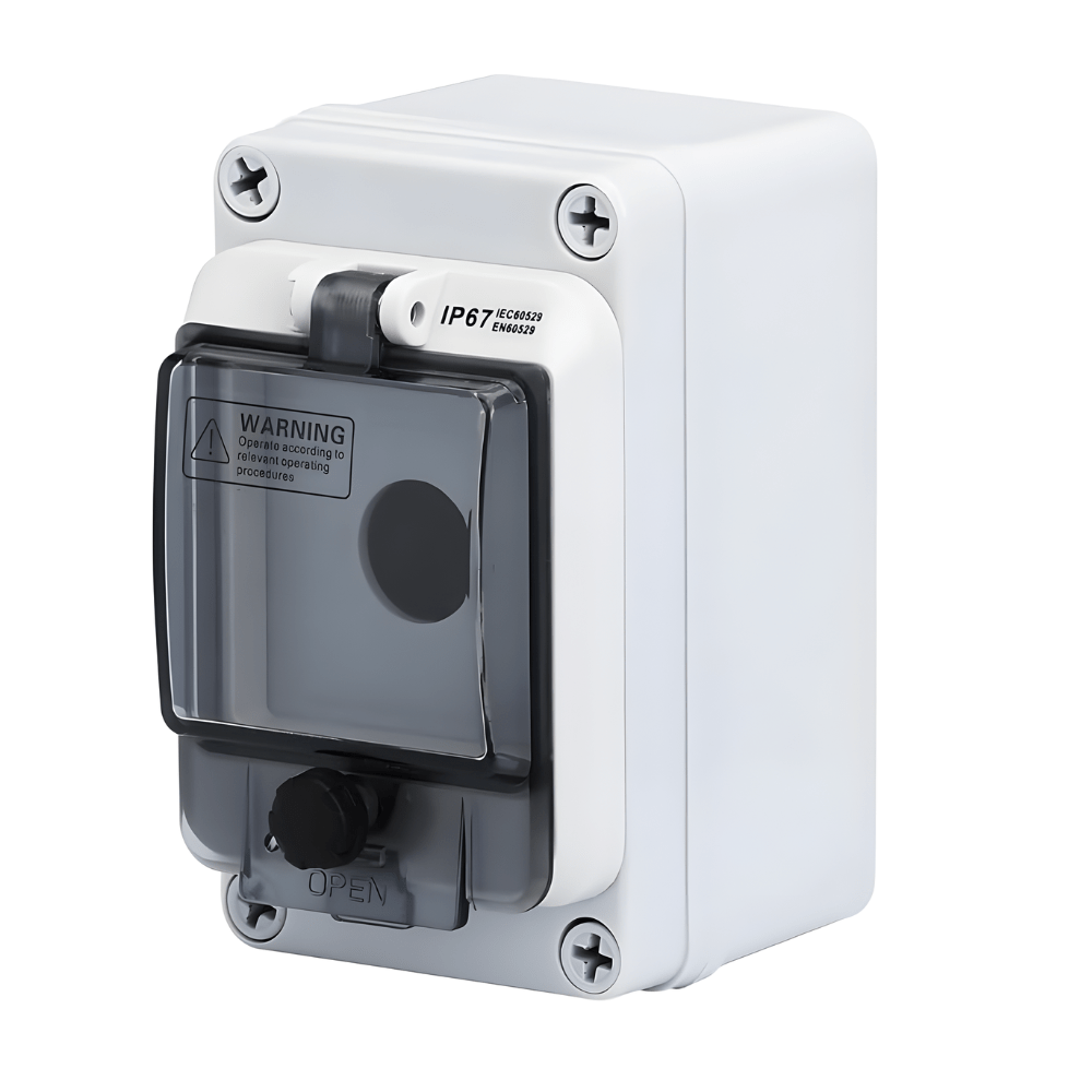 1 Hole 22mm IP67 Outdoor Waterproof Push Button Switch Box