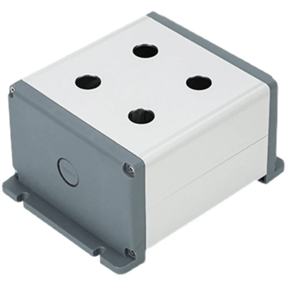 120*75mm Double Row 22mm 4 Hole Metal Junction Boxes Connection Outdoor For Waterproof Push Button Switch