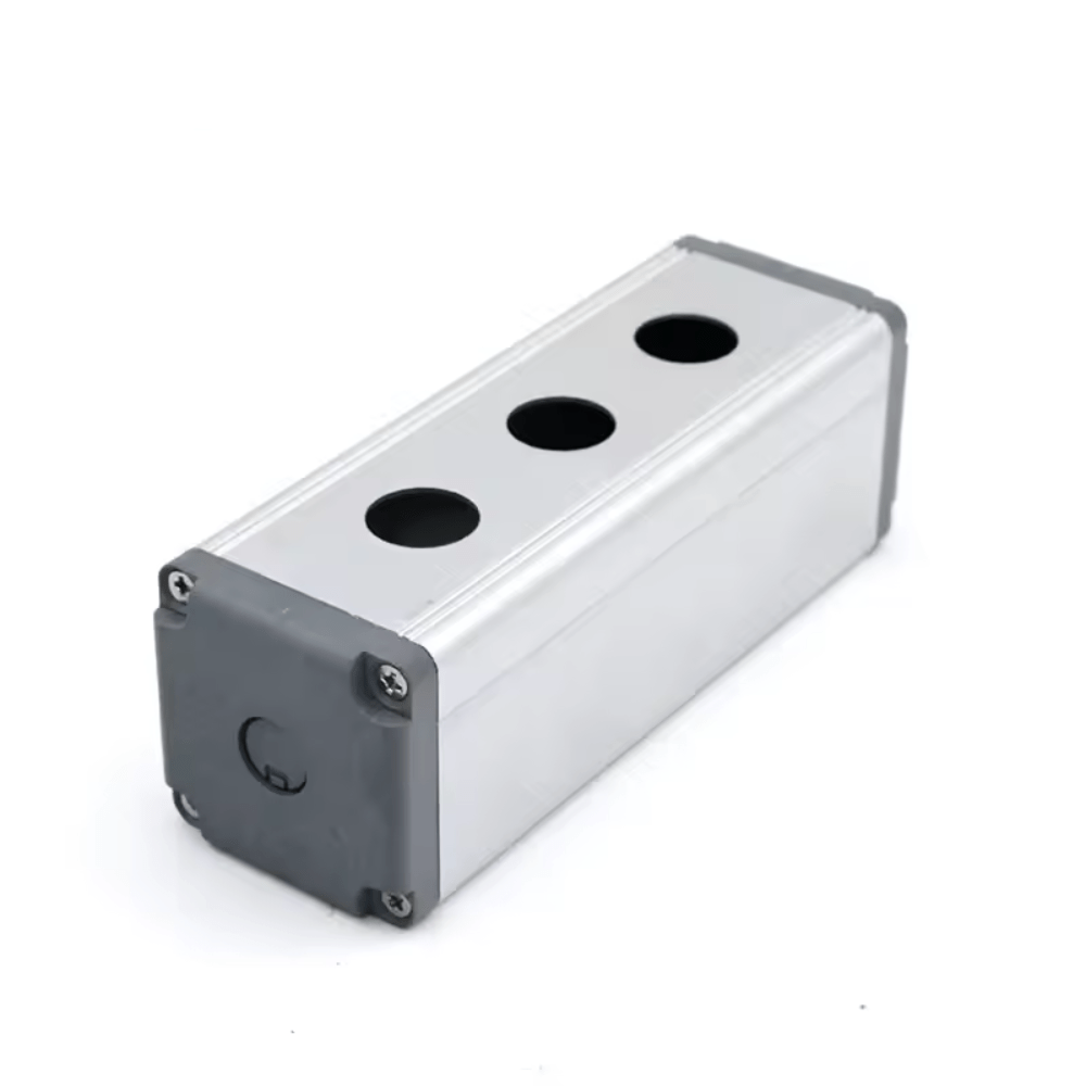 45*65 Metal Junction Boxes Connection Outdoor For 16mm 3 Hole Waterproof Push Button Switch