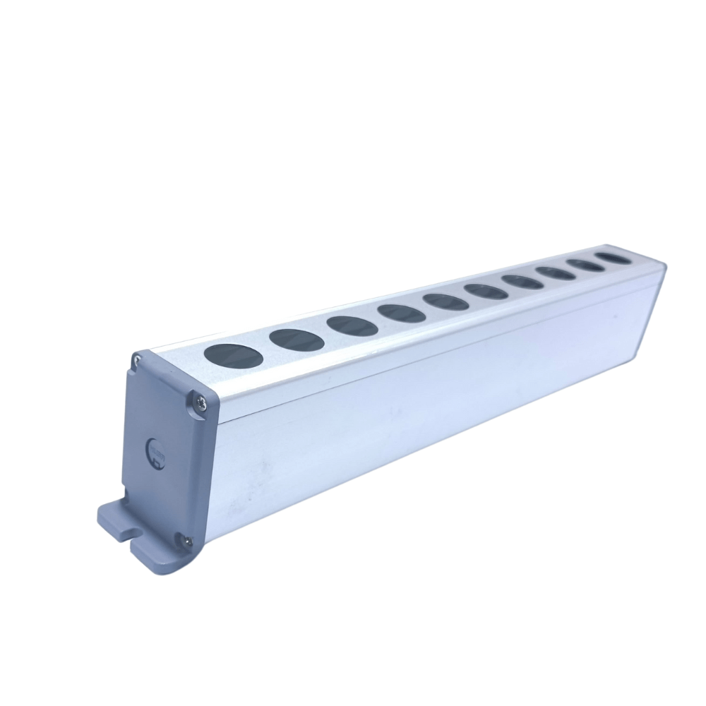 45*65 Metal Junction Boxes Connection Outdoor For 19mm 10 Hole Push Button Switch