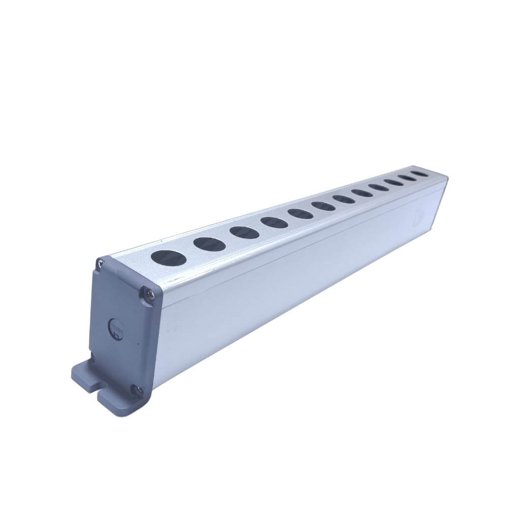 45*65 Metal Junction Boxes Connection Outdoor For 22mm 12 Hole Push Button Switch