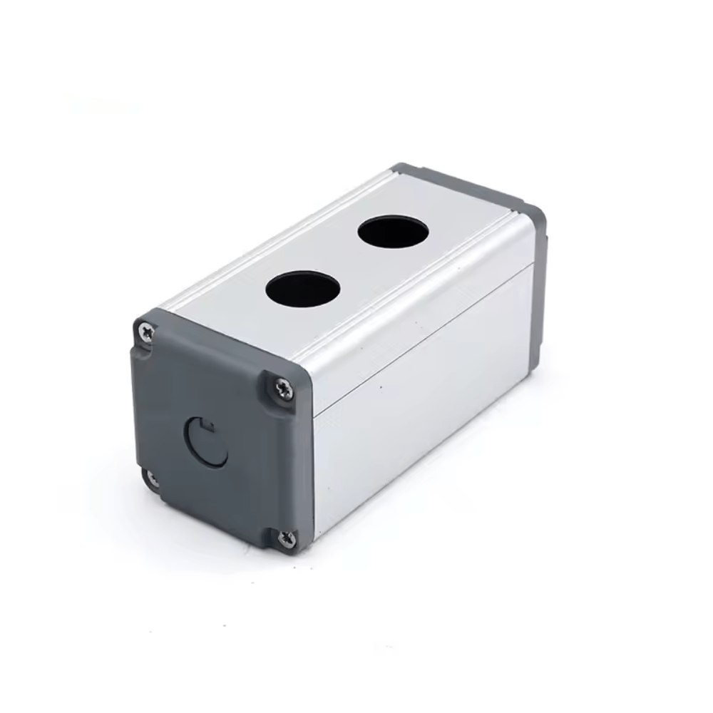 45*65 Metal Junction Boxes Connection Outdoor For 22mm 2 Hole Waterproof Push Button Switch