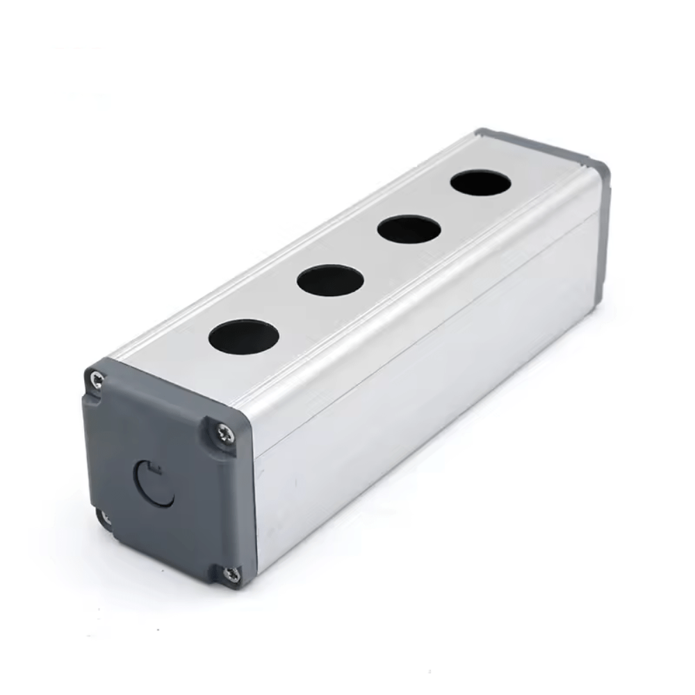 45*65 Metal Junction Boxes Connection Outdoor For 22mm 4 Hole Waterproof Push Button Switch