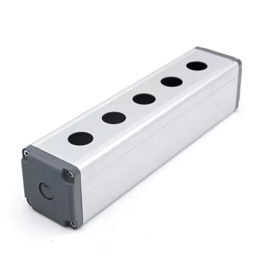 45*65 Metal Junction Boxes Connection Outdoor For 22mm 5 Hole Waterproof Push Button Switch