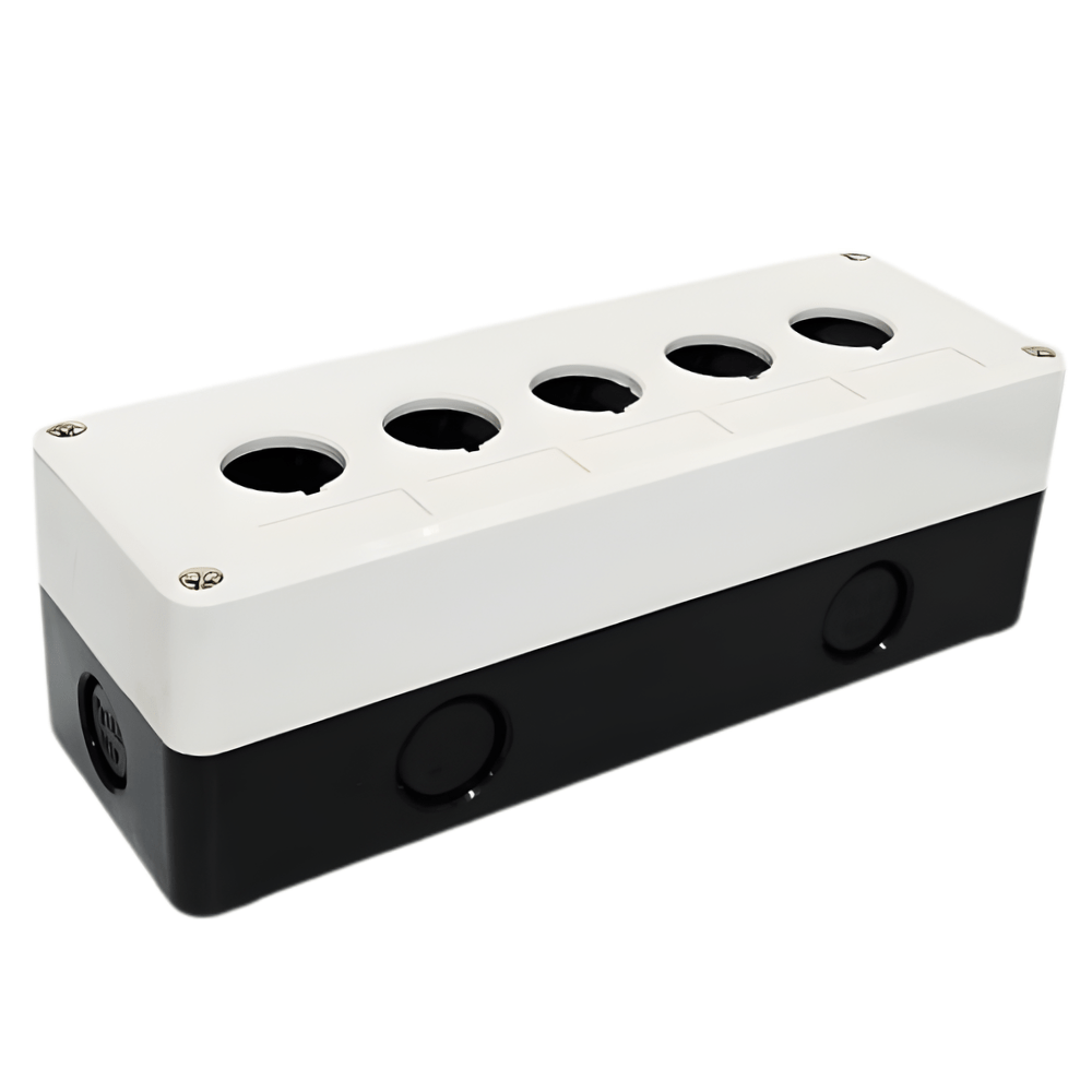 XAL-B05 5Hole 22mm Switch Box Housing Grey-Black