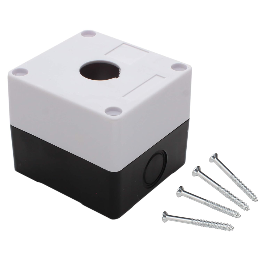 XAL-BX1 1Holes for 22mm Black White Mounting Waterproof Box