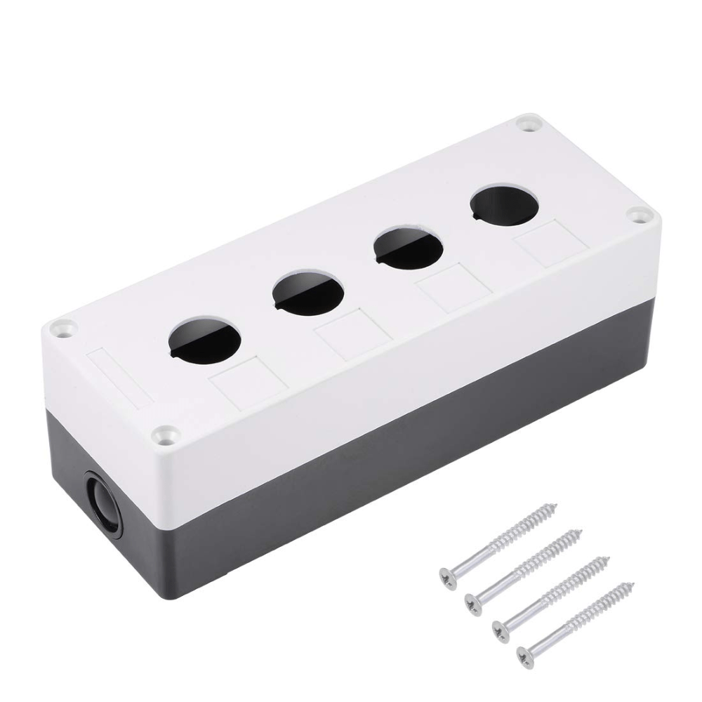 XAL-BX4 4Holes for 22mm Black White Mounting Waterproof Box
